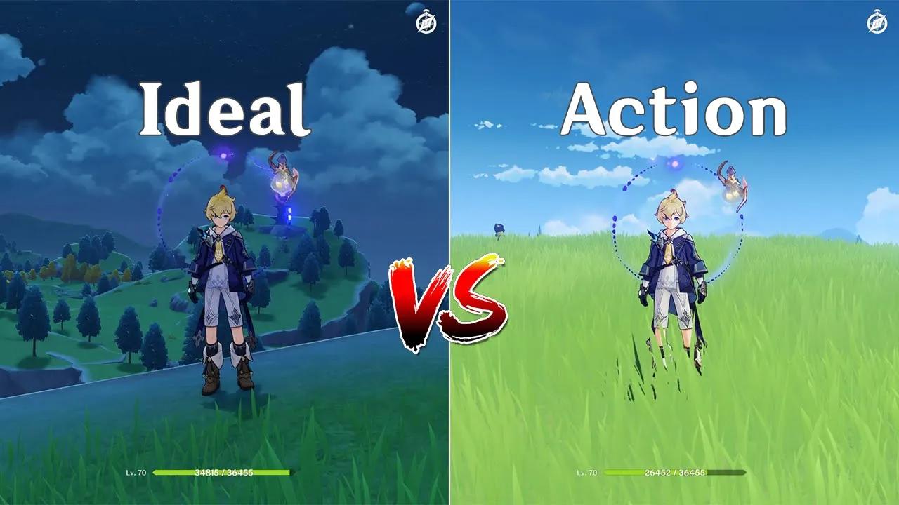 Mika Ideal Healing vs In Combat Healing Comparison! How much is the Difference? [ Genshin Impact ] thumbnail