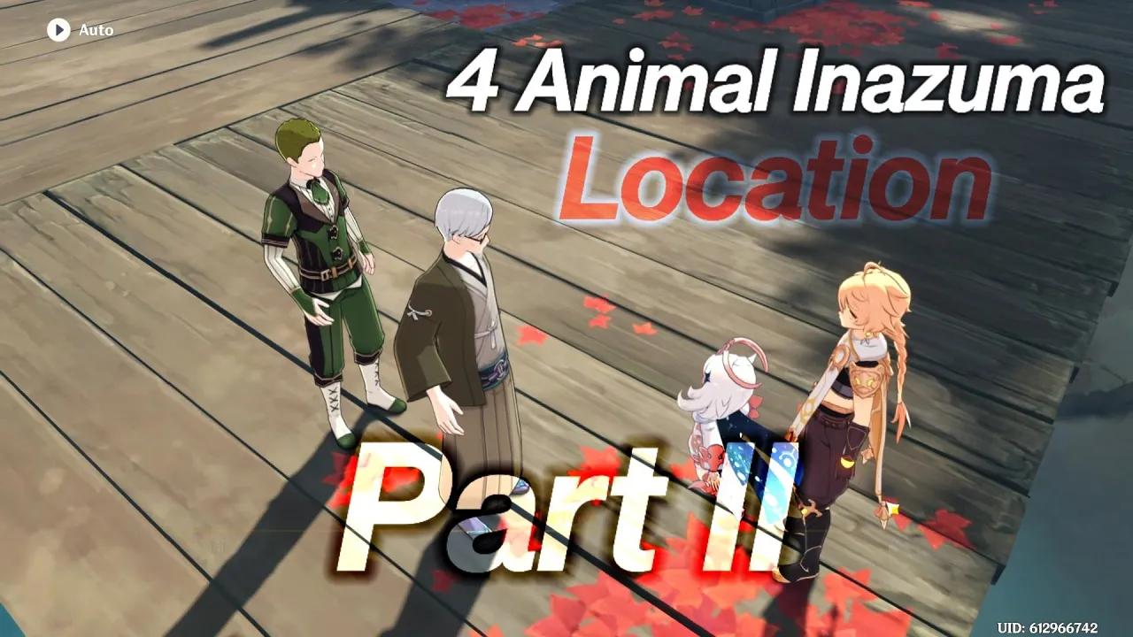 How to Prepare Four Photos of Inazuma Animals | Genshin Impact thumbnail