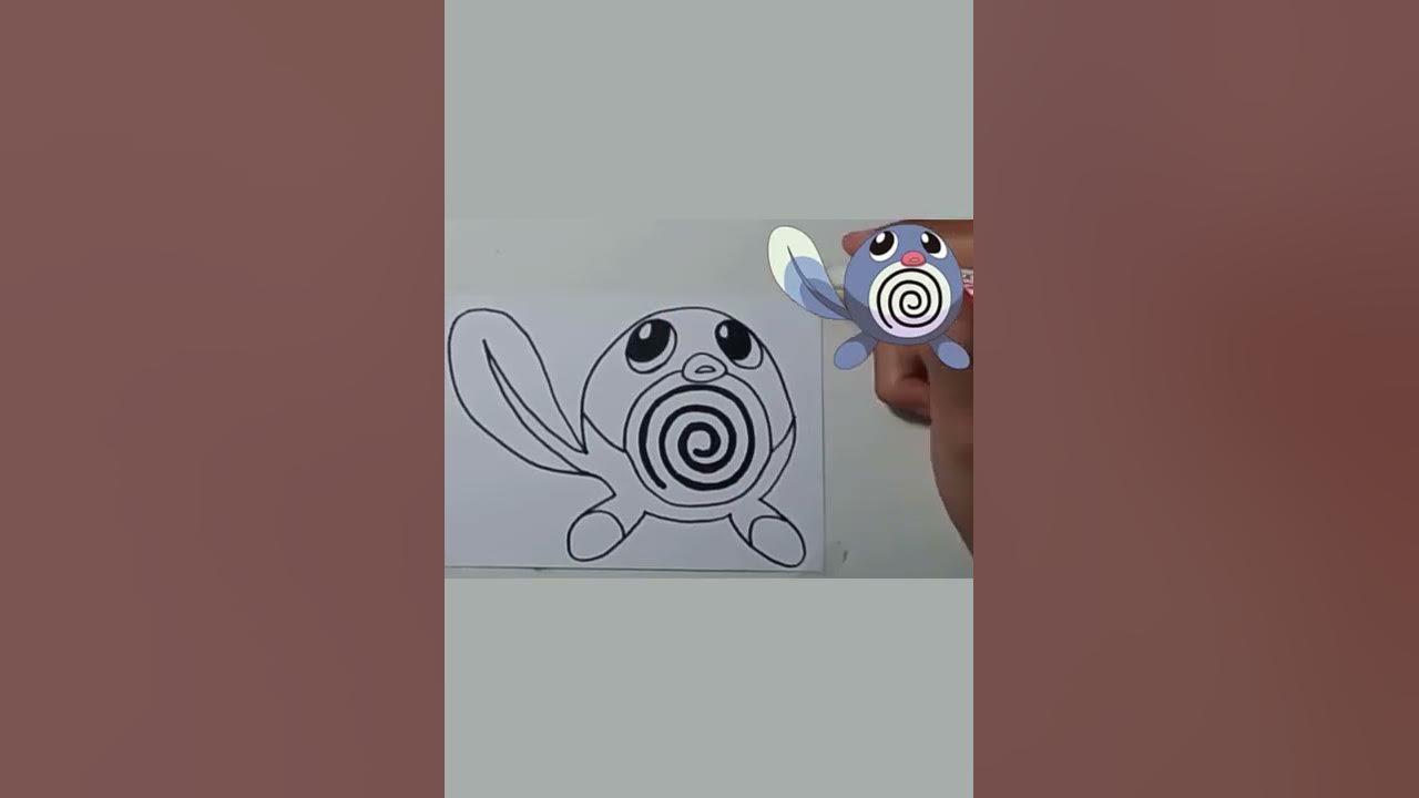 Drawing pokemon POLIWAG #shorts thumbnail