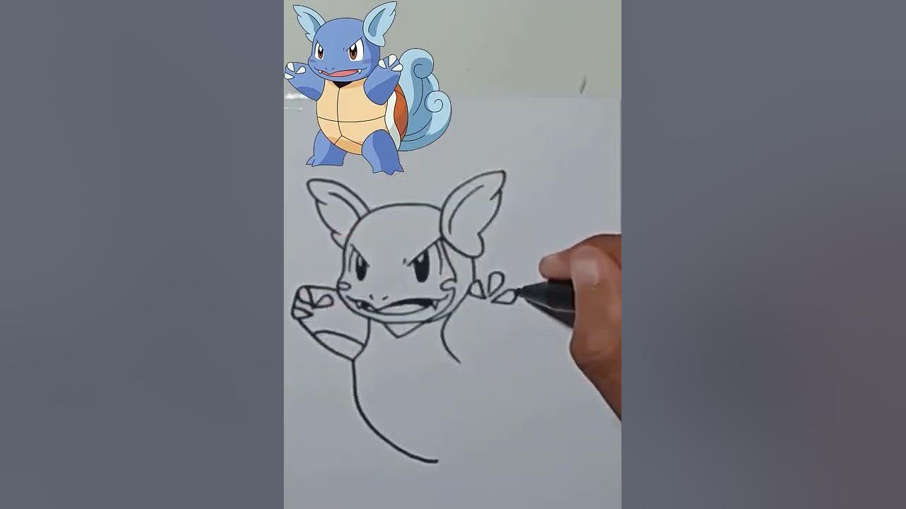 drawing pokemon WARTORTLE thumbnail