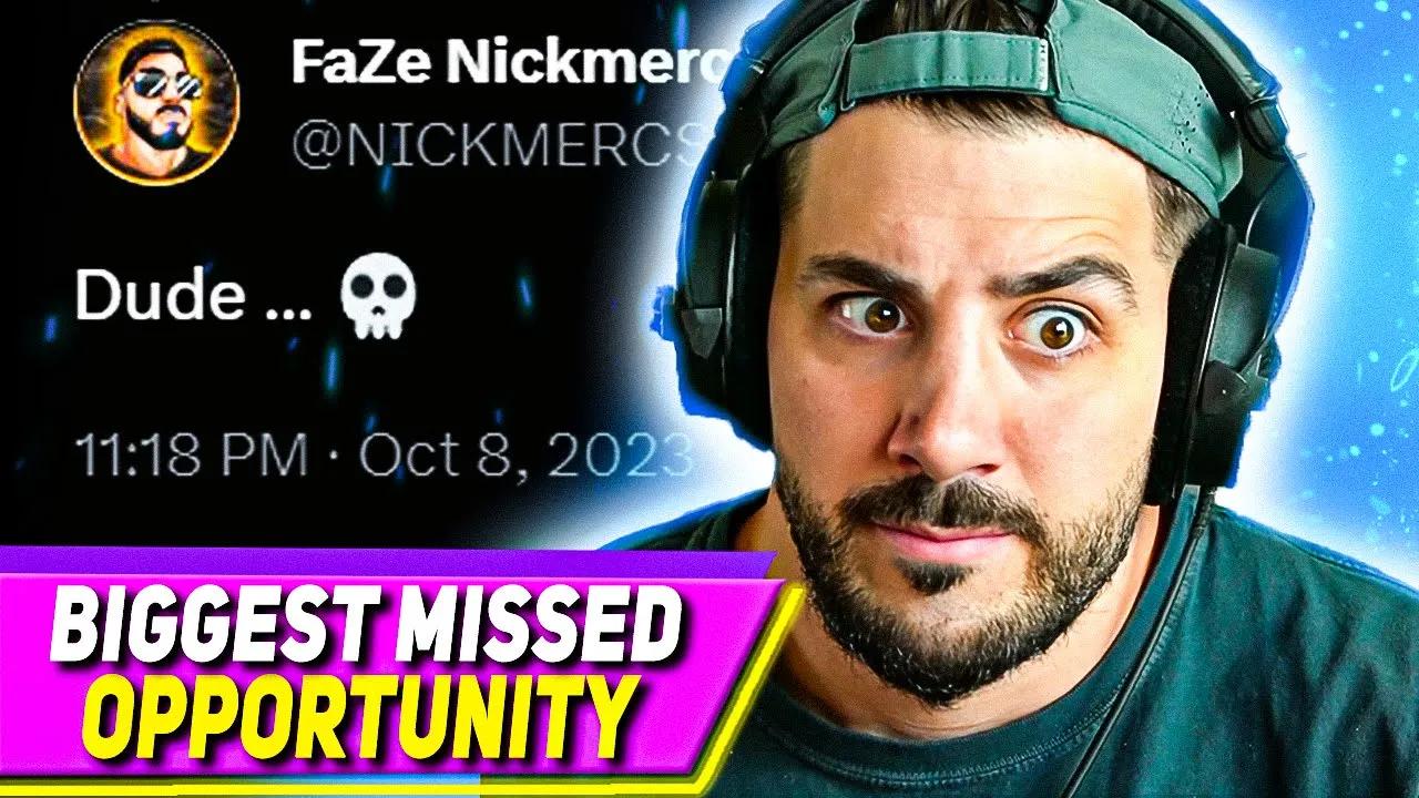 Nickmercs “Biggest Mistake of All Time Halo NO Battle Royale” thumbnail