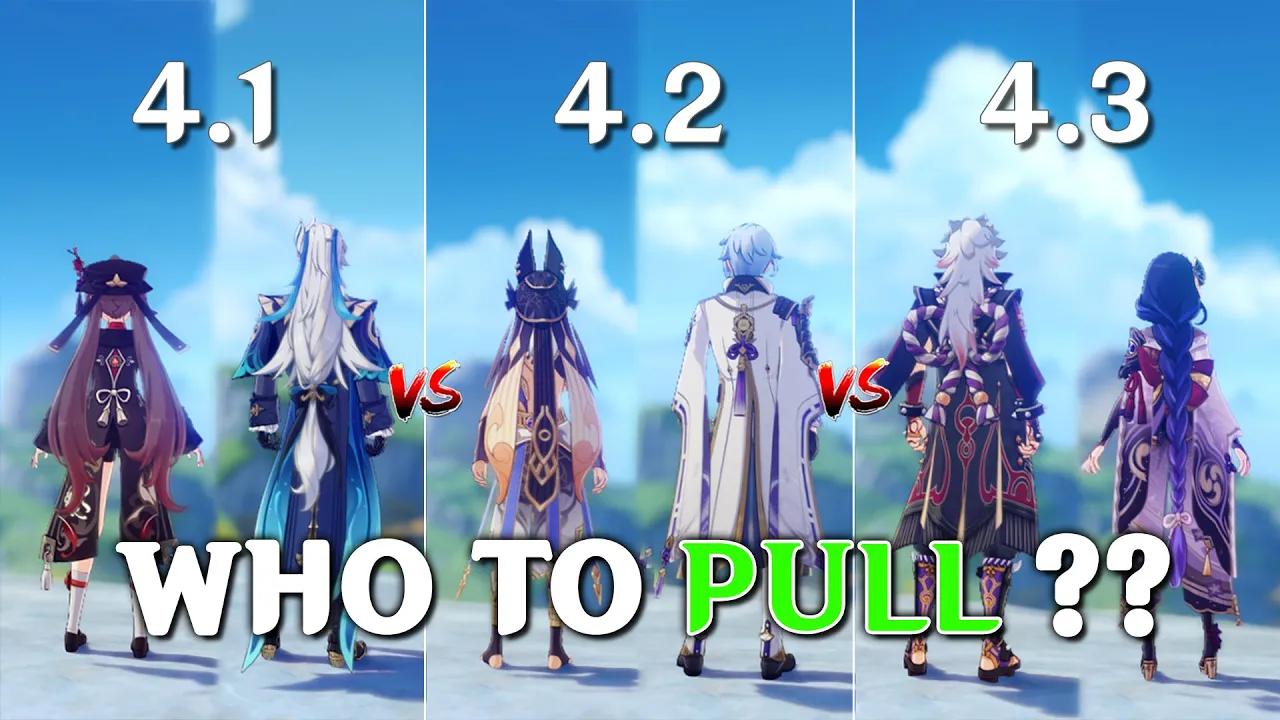 Who to Pull?? In Version 4.1 To Version 4.3 !! [ GENSHIN IMPACT ] thumbnail