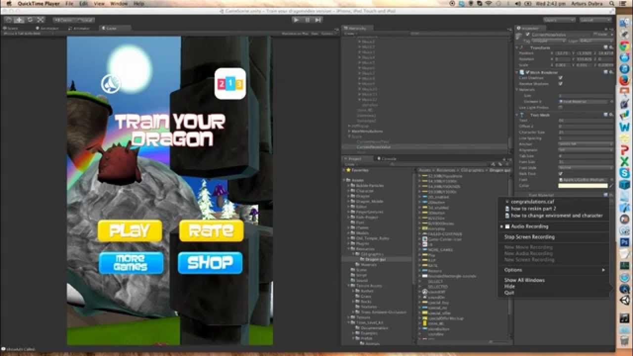 How to reskin Flappy 3d unity code Part 2 Changing UI buttons thumbnail