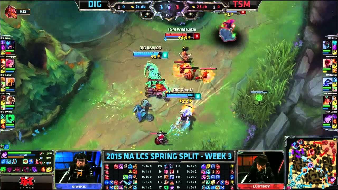 Team Dignitas vs TSM NA LCS Spring W3D1 Game Highlights thumbnail