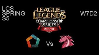 Elements vs Unicorns of Love EU LCS Spring W7D2 Game Highlights thumbnail