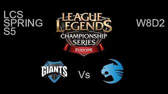 Giants Gaming vs Roccat EU LCS Spring W8D2 Game Highlights thumbnail