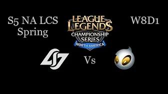 CLG vs Team Dignitas NA LCS W8D1 Game Highlights thumbnail