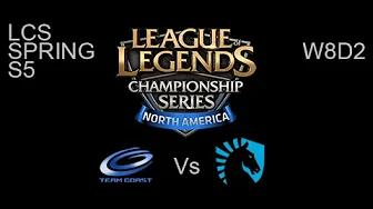 Team Coast vs Team Liquid NA LCS W8D2 Game Highlights thumbnail