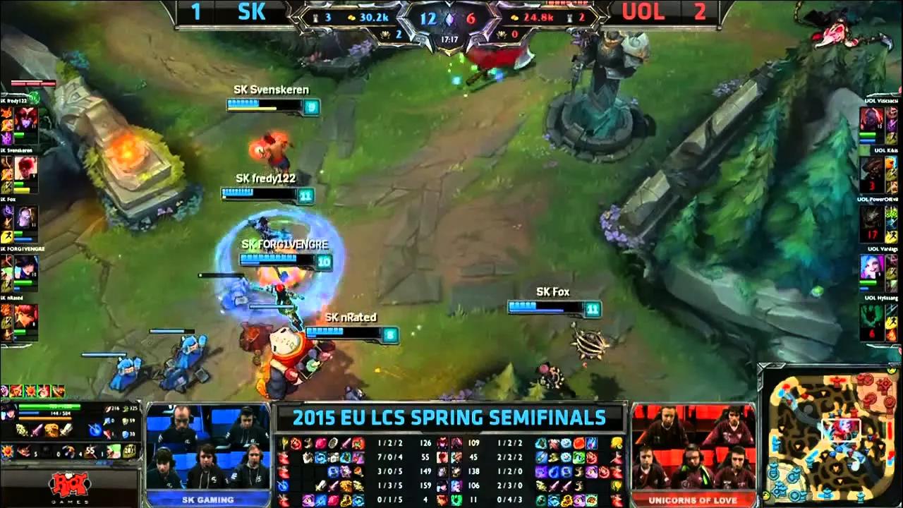 SK Gaming vs Unicorns Of Love EU LCS Spring Playoffs Semifinals Game 4 Highlights thumbnail