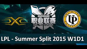 SS vs UP Tencent LPL Summer Split 2015 W1D1 Snake vs Unlimited Potential Game 2 highlights thumbnail