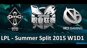 OMG vs VG Tencent LPL Summer Split 2015 W1D1 OMG vs Vici Gaming Game 1 highlights thumbnail