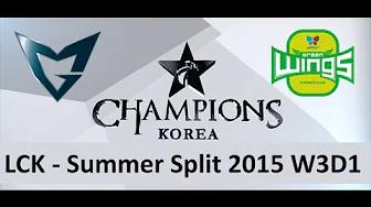 SSG vs JAG LCK Champions Summer Split 2015 W3D1 Samsung vs Jin Air Green Wings game 2 highlights thumbnail