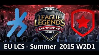 H2K vs GMB EU LCS Championship series Summer Split 2015 W2D1 H2k vs Gambit Game Highlights thumbnail