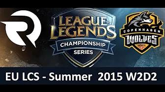 OG vs CW EU LCS Championship series Summer Split 2015 W2D2 Origen vs Copenhagen Wolves game highligh thumbnail