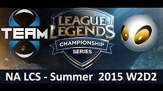 T8 vs DIG NA LCS Championship series Summer Split 2015 W2D2 Team 8 vs Team Dignitas Game Highlights thumbnail