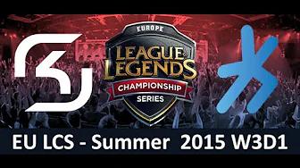 SK vs H2K EU LCS Championship series Summer Split 2015 W3D1 SK Gaming vs H2K Game Highlights thumbnail