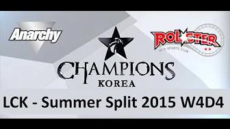 ANC vs KT LCK Champions Summer Split 2015 W4D4 Anarchy vs KT Rollster game 2 highlights thumbnail