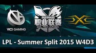 VG vs SS Tencent LPL Summer Split 2015 W4D3 Vici Gaming vs Snake Game 1 Highlights thumbnail