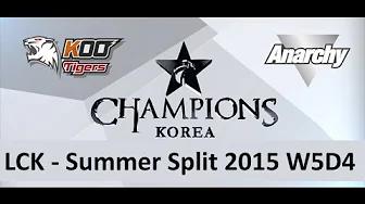 KOO vs ANC LCK Champions Summer Split 2015 W5D4 KOO Tigers vs Anarchy game 1 highlights thumbnail