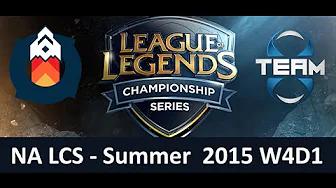 GV vs T8 NA LCS Championship series Summer Split 2015 W4D1 Gravity vs Team 8 game highlights thumbnail