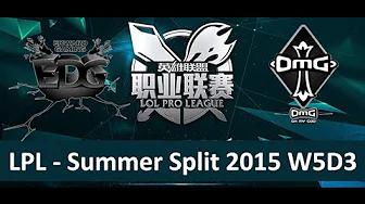 EDG vs OMG Tencent LPL Summer Split 2015 W5D3 Edward Gaming vs OMG Game 1 Highlights thumbnail