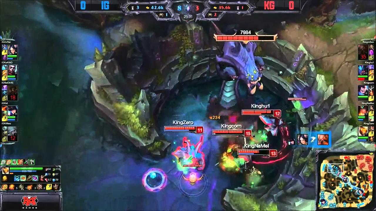 IG vs KG Tencent LPL Summer Split 2015 W5D3 Invictus Gaming vs King Game 1 Highlights thumbnail