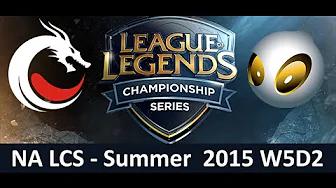 TDK vs DIG NA LCS Championship series Summer Split 2015 W5D2 Team Dragon Knights vs Team Dignitas Ga thumbnail