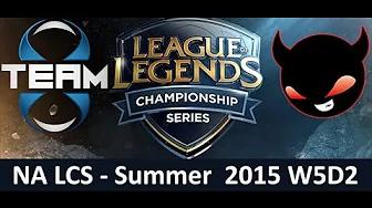 T8 vs NME NA LCS Championship series Summer Split 2015 W5D2 Team 8 vs Enemy Esports Game Highlights thumbnail