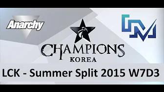 ANC vs IM LCK Champions Summer Split 2015 W7D3 Anarchy vs  Longzhu IM game 1 highlights thumbnail