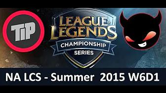 TIP vs NME NA LCS Championship series Summer Split 2015 W6D1 Team Impulse vs Enemy Esports game high thumbnail