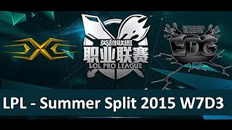 SS vs EDG Tencent LPL Summer Split 2015 W7D3 Snake vs Edward Gaming Game 1 highlights thumbnail