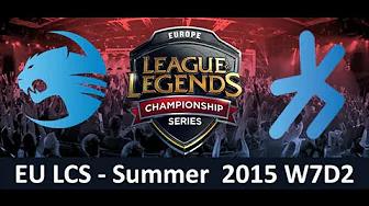 ROC vs H2K EU LCS Championship series Summer Split 2015 W7D2 Roccat vs H2K Game Highlights thumbnail