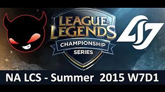 NME vs CLG NA LCS Championship series Summer Split 2015 W7D1 Enemy eSports vs Counter Logic Gaming g thumbnail