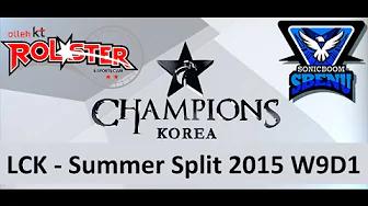 KT vs SBENU LCK Champions Summer Split 2015 W9D1 KT Rolster vs Sbenu Sonicboom Game 1 Highlights thumbnail