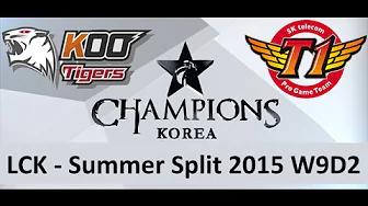 KOO vs SKT LCK Champions Summer Split 2015 W9D2 Koo Tigers vs SK Telecom T1 Game 2 Highlights thumbnail