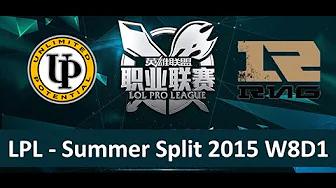 UP vs RNG Tencent LPL Summer Split 2015 W8D1 Unlimited Potential vs Royal Never Give Up Game 1 Highl thumbnail