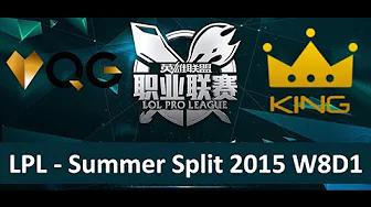 QG vs KG Tencent LPL Summer Split 2015 W8D1 Qiao Gu vs King Game 2 Highlights thumbnail