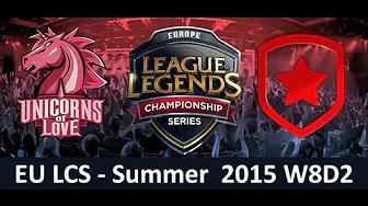 UOL vs GMB EU LCS Championship series Summer Split 2015 W8D2 Unicorns of Love vs Gambit Gaming game thumbnail