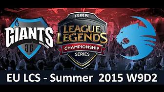 GIA vs ROC EU LCS Championship series Summer Split 2015 W9D2 Giants Gaming vs Roccat Tiebreaker High thumbnail