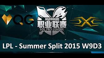 QG vs SS Tencent LPL Summer Split 2015 W9D3 Qiao Gu vs Snake Game 2 Highlights thumbnail