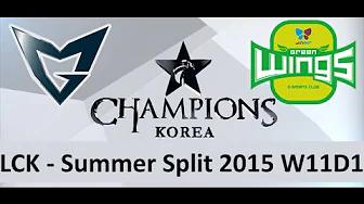 Samsung vs JinAir LCK Champions Summer Split 2015 W11D1 Samsung Galaxy vs Jin Air Green Wings Game 1 thumbnail