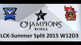 SSB vs NJ LCK Champions Summer Split 2015 W12D3 SBENU vs NaJin emFire game 2 highlights thumbnail