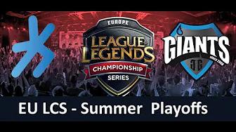 H2K vs GIA EU LCS Championship series Summer Playoffs 2015 H2k Gaming vs Giants game 2 highlights thumbnail