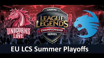 UOL vs ROC EU LCS Championship series Summer Playoffs 2015 Unicorns of Love vs Roccat game 1 Highlig thumbnail