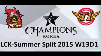 NJ vs SKT LCK Champions Summer Split 2015 W13D1 Najin emFire vs SK Telecom game 1 highlights thumbnail