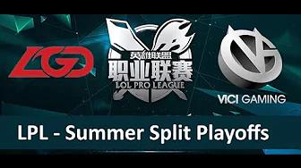 LGD vs VG Tencent LPL Summer Playoffs 2015 LGD Gaming vs Vici Gaming Game 2 highlights thumbnail