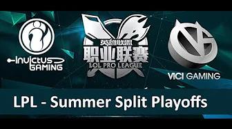 IG vs VG Tencent LPL Summer Playoffs 2015 Invictus Gaming vs Vici Gaming Game 2 highlights thumbnail