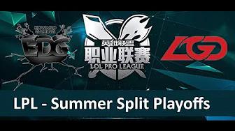 EDG vs LGD Tencent LPL Summer Playoffs 2015 Edward Gaming vs LGD Gaming Game 1 highlights thumbnail