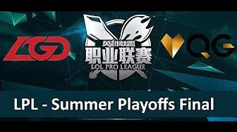 LGD vs QG Tencent Game 1 highlights LPL Summer Playoffs Final 2015 LGD Gaming vs Qiao Gu thumbnail