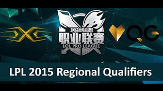 SS vs QG Game 1 highlights Tencent LPL Regional Qualifiers 2015 Snake vs Qiao Gu thumbnail